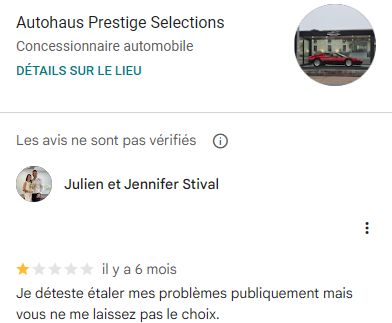 Screenshot aus Google Maps · Julien et Jennifer Stival